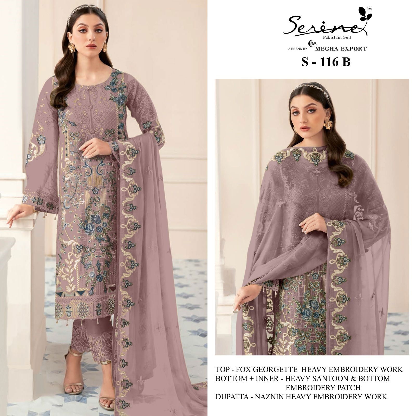 S 116 A To D By Serine Pakistani Suit Collection